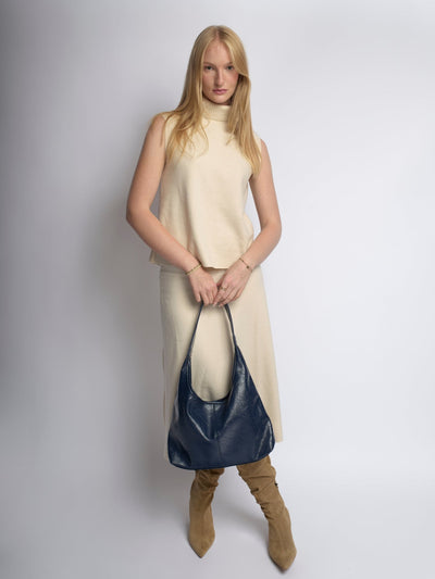 Tilde | Distressed læder tote