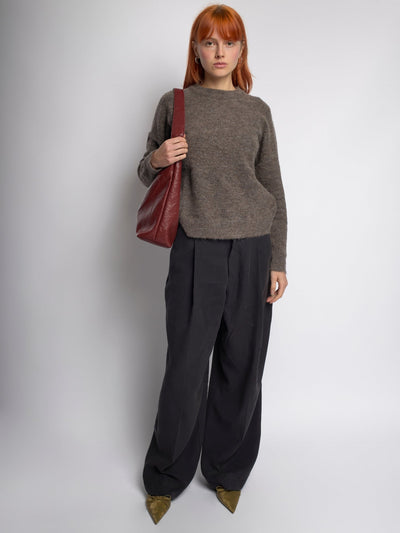 Tilde | Distressed læder tote