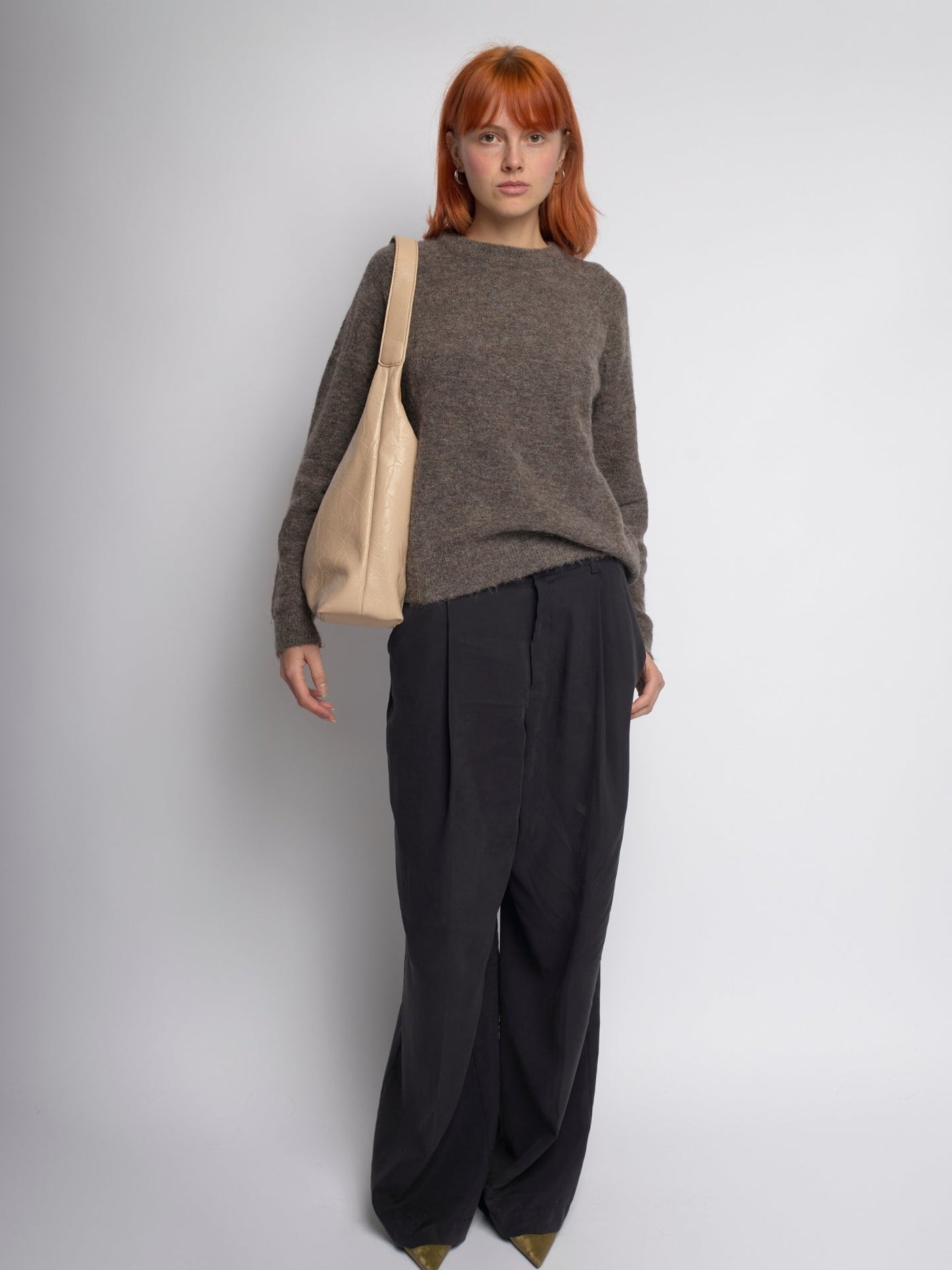Tilde | Distressed læder tote