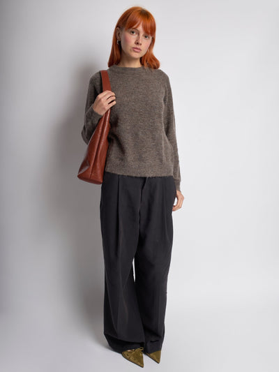 Tilde | Distressed læder tote