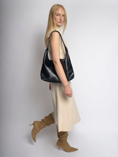 Tilde | Distressed læder tote