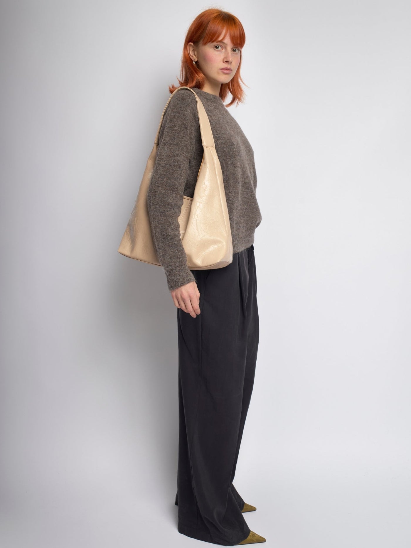 Tilde | Distressed læder tote