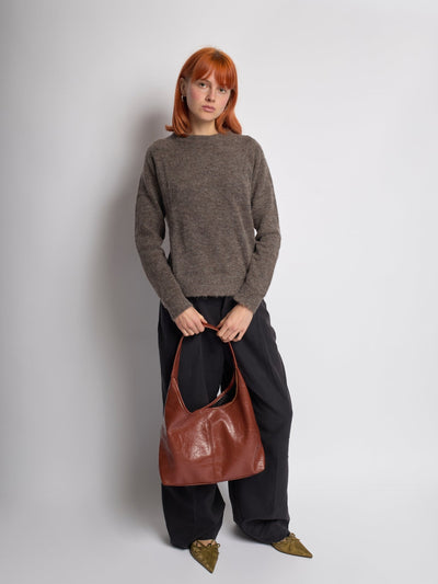 Tilde | Distressed læder tote